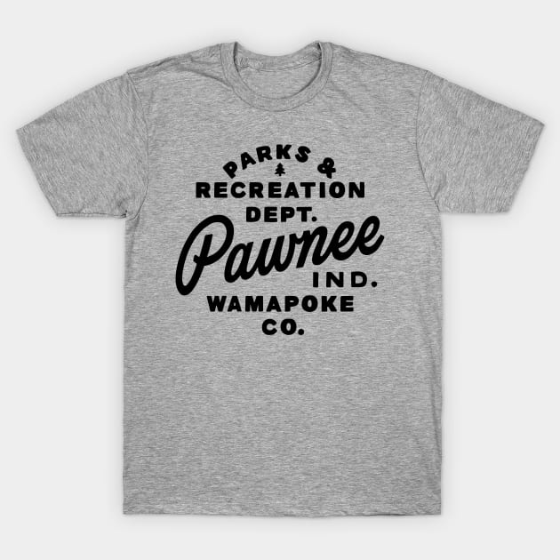 Pawnee Parks and Recreation Department Wamapoke County T-Shirt by lorenklein